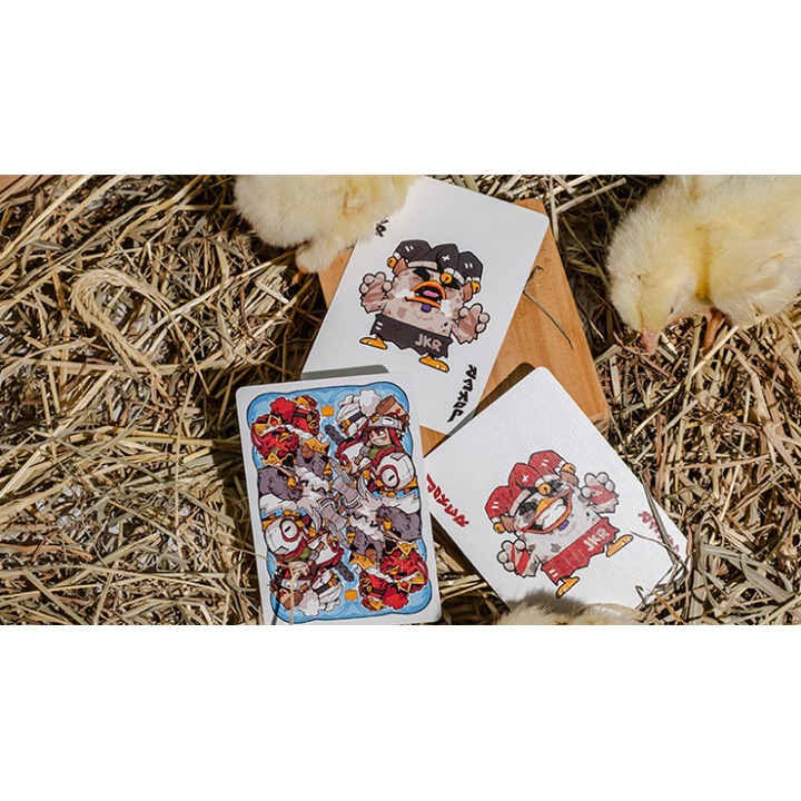 BICYCLE CHKNS & CROWNS PLAYING CARDS