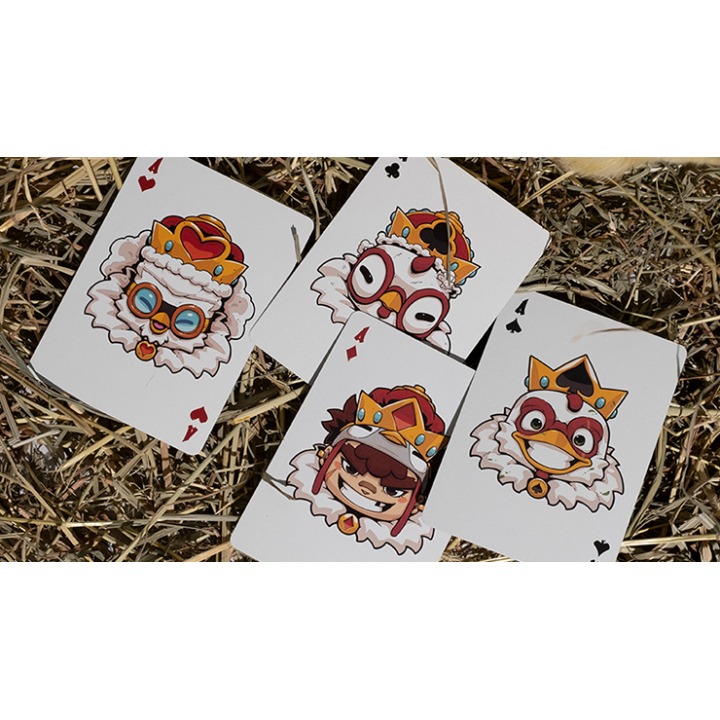 BICYCLE CHKNS & CROWNS PLAYING CARDS