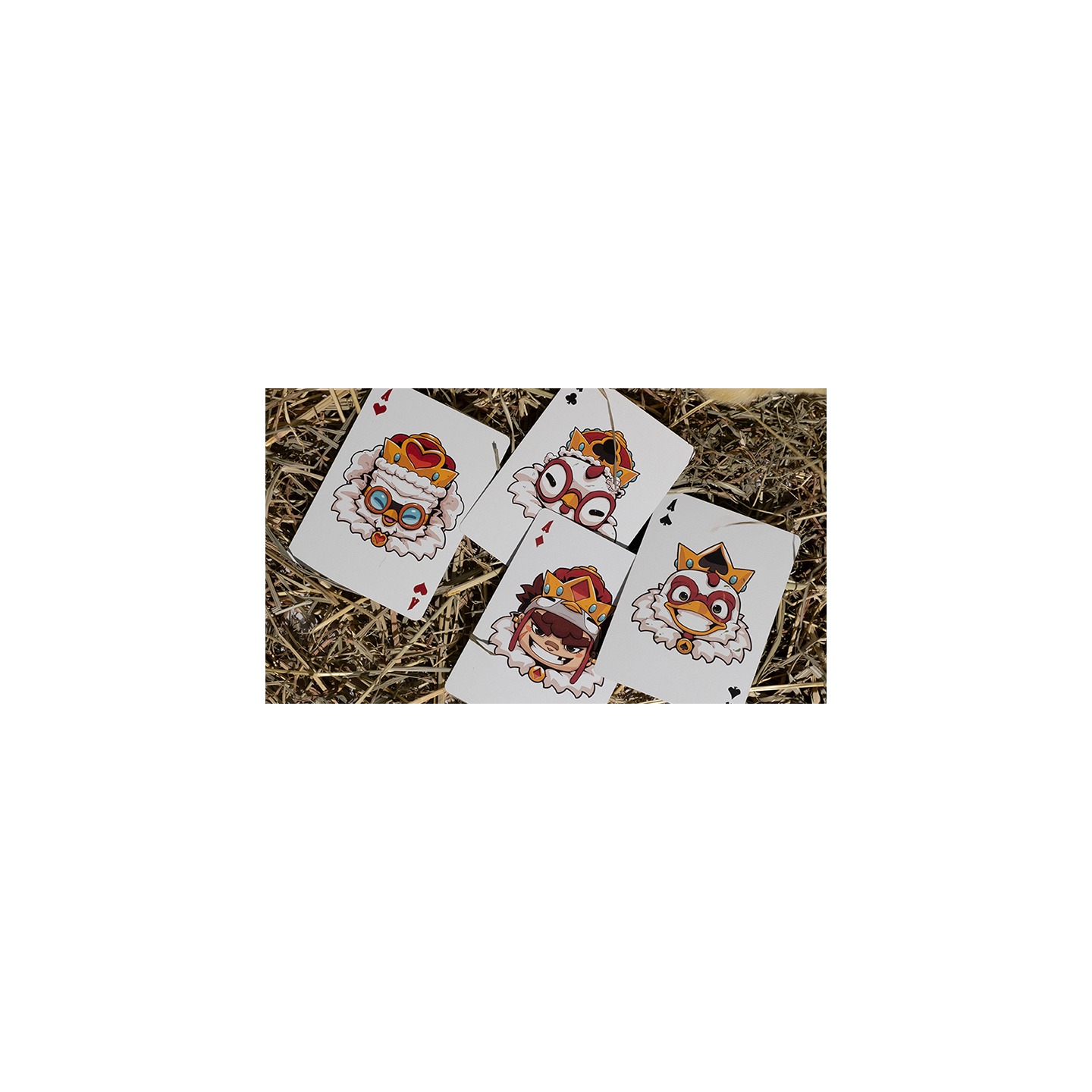 BICYCLE CHKNS & CROWNS PLAYING CARDS