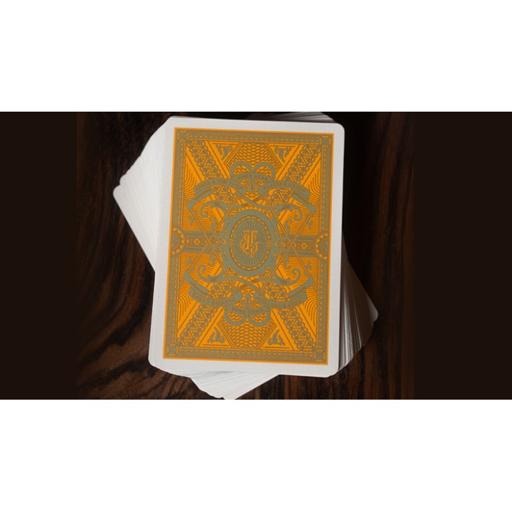 Kings Head (Green & Yellow) Playing Cards by Joker and the Thief