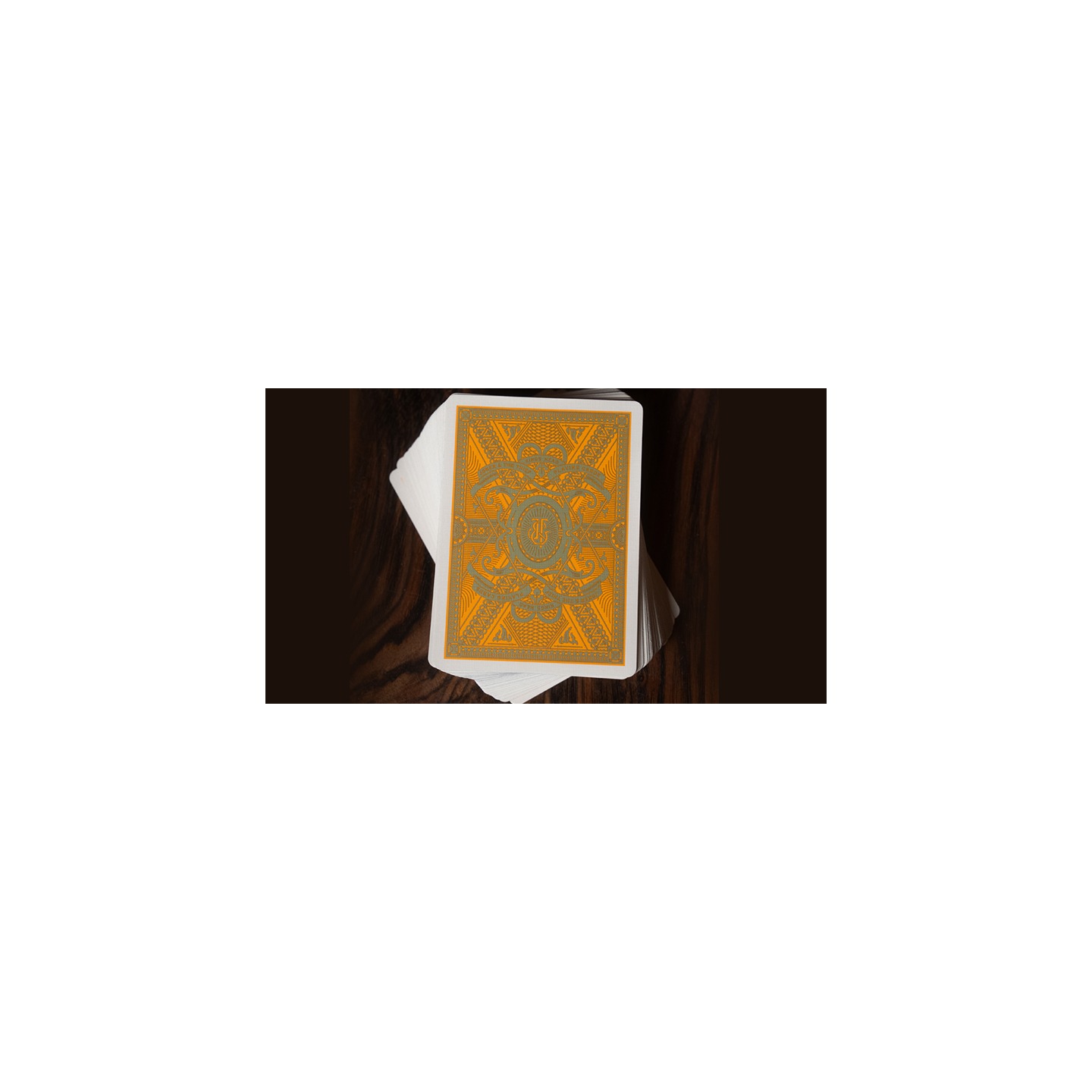 Kings Head (Green & Yellow) Playing Cards by Joker and the Thief