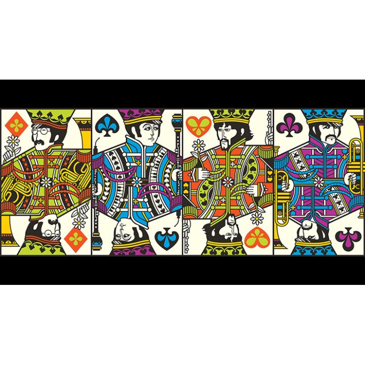 The Beatles (Pink) Playing Cards by theory11