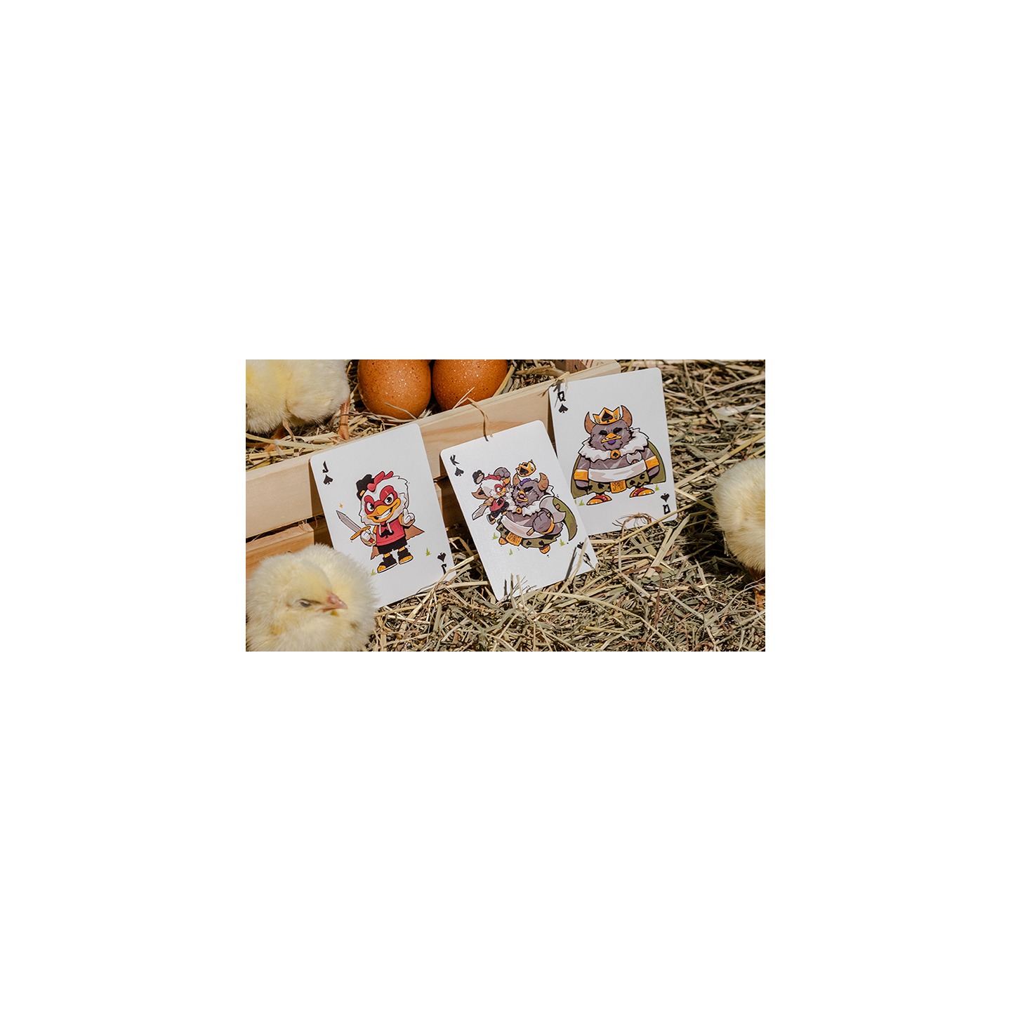 BICYCLE CHKNS & CROWNS PLAYING CARDS