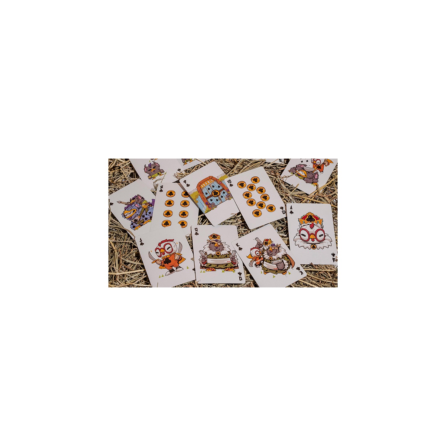 BICYCLE CHKNS & CROWNS PLAYING CARDS