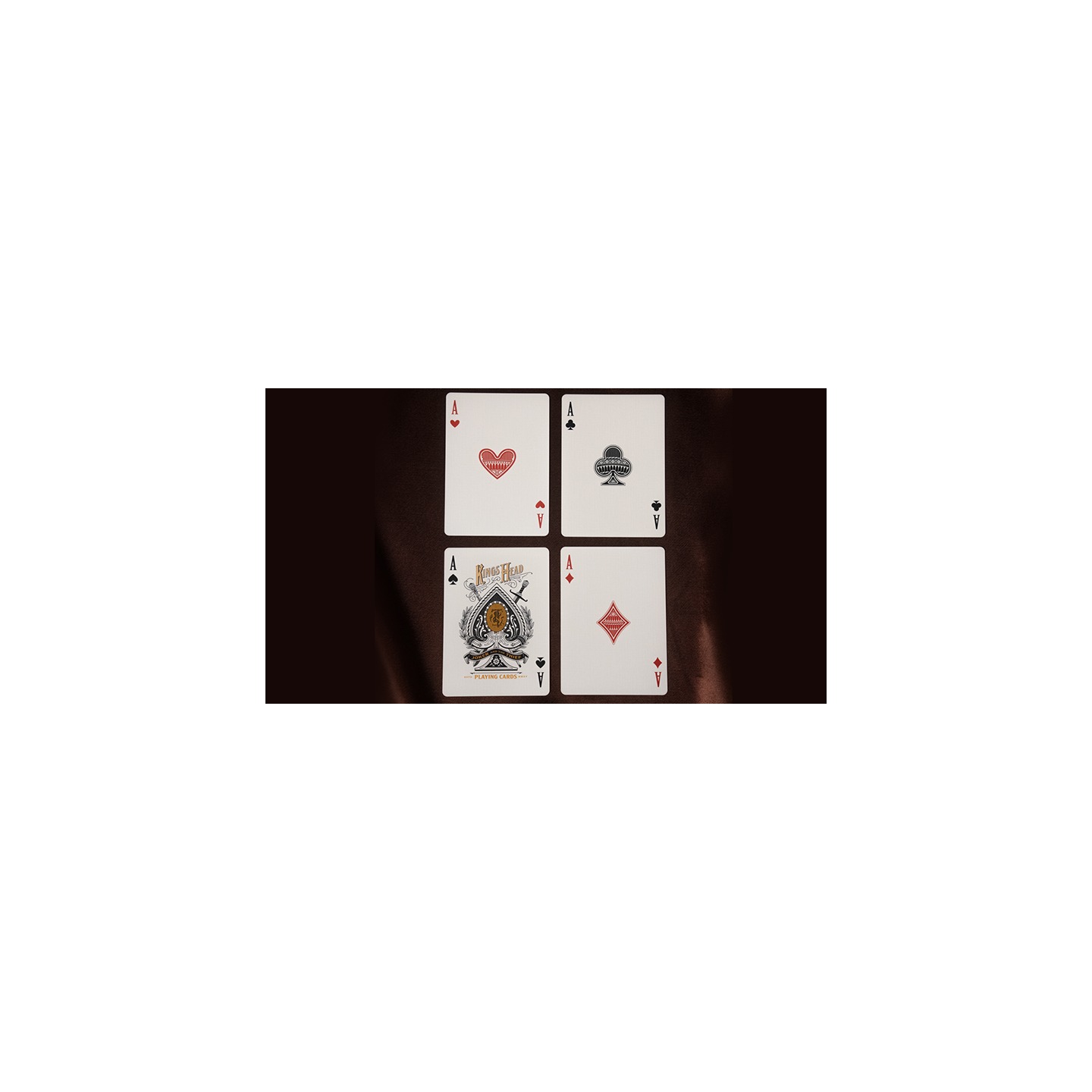 Kings Head (Green & Yellow) Playing Cards by Joker and the Thief