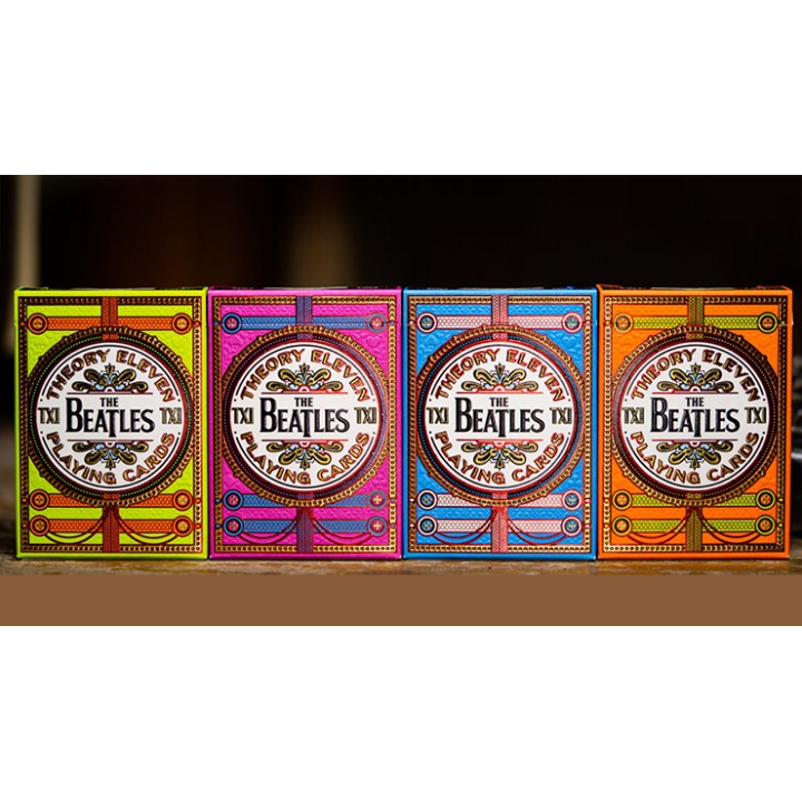 The Beatles (Green) Playing Cards by theory11