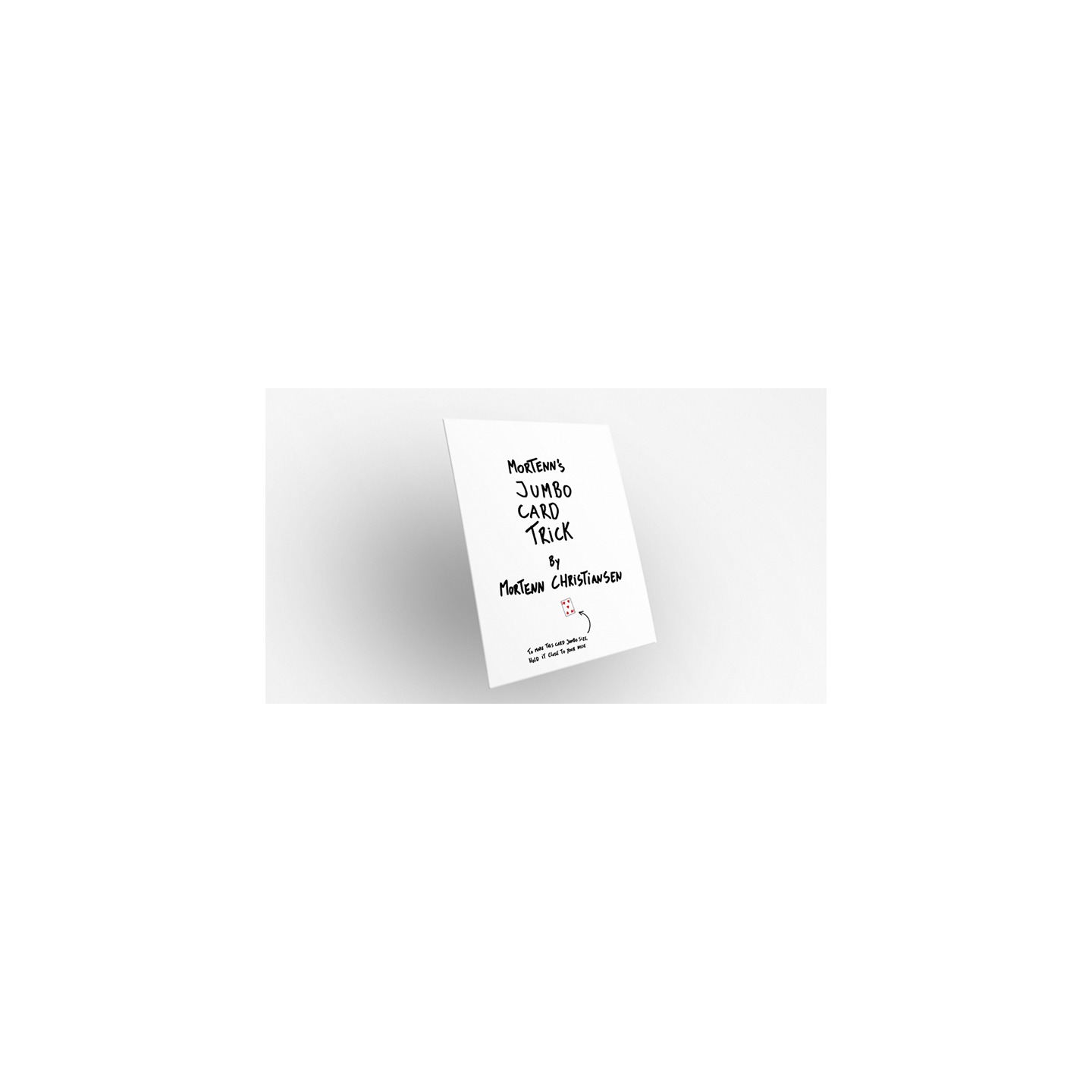 Mortenn's Jumbo Card Trick by Mortenn Christiansen