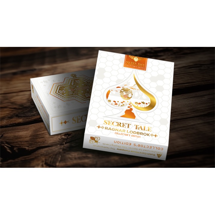 Secret Tale Ragnar White Bee Collector's Playing Cards