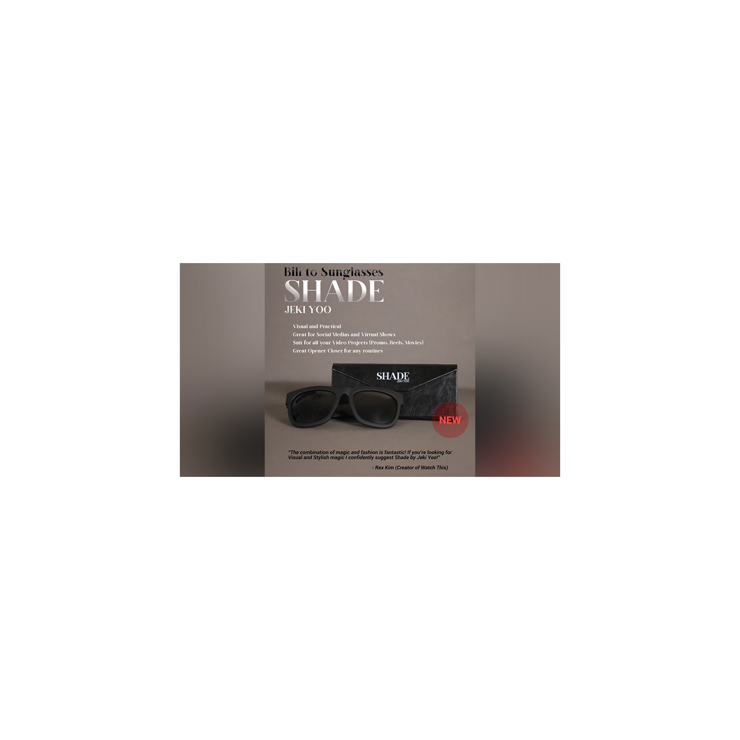SHADE (Gimmicks and Online Instruction) by Jeki Yoo