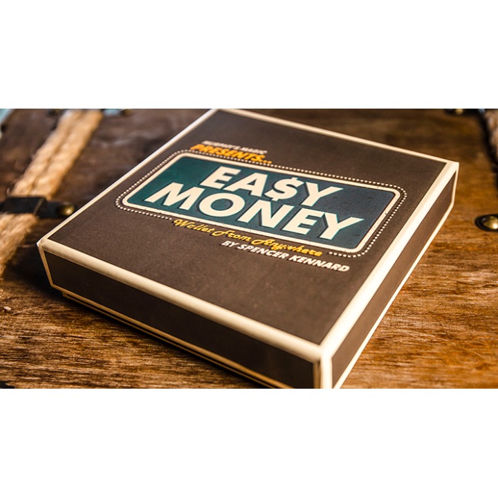 Easy Money Brown Wallet (Gimmick and Online Instructions) by Spencer Kennard