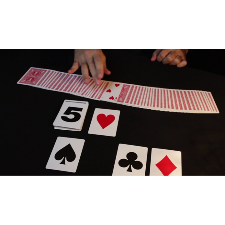 Bicycle Special NUMBERS Blue Playing Cards (plus 11 Online Effects)