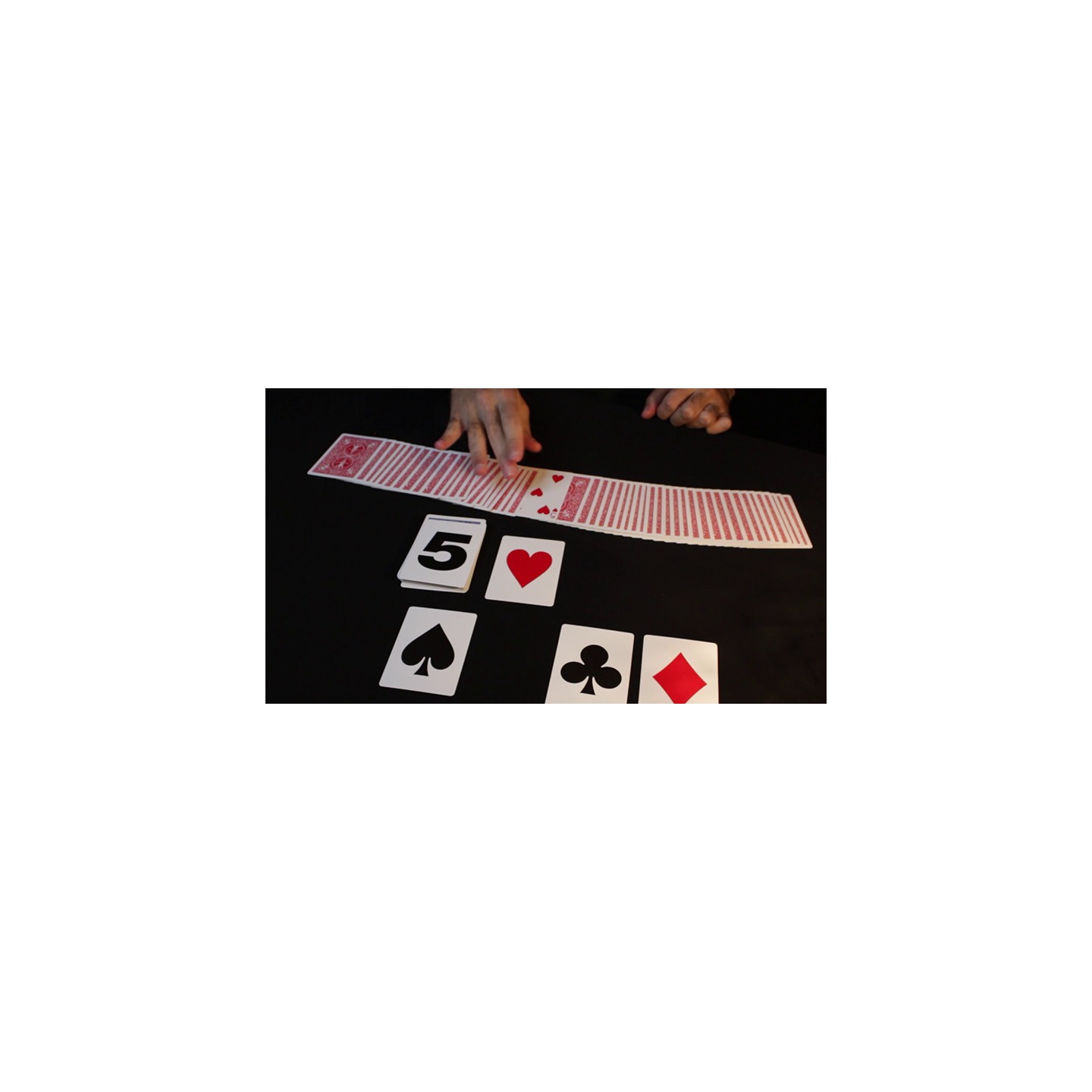Bicycle Special NUMBERS Blue Playing Cards (plus 11 Online Effects)