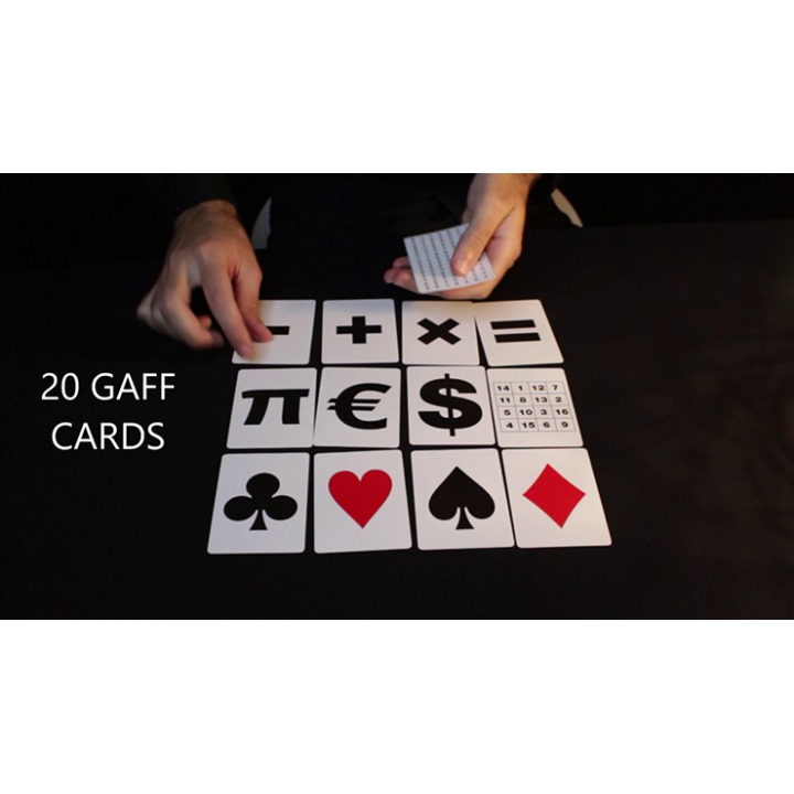 Bicycle Special NUMBERS Blue Playing Cards (plus 11 Online Effects)