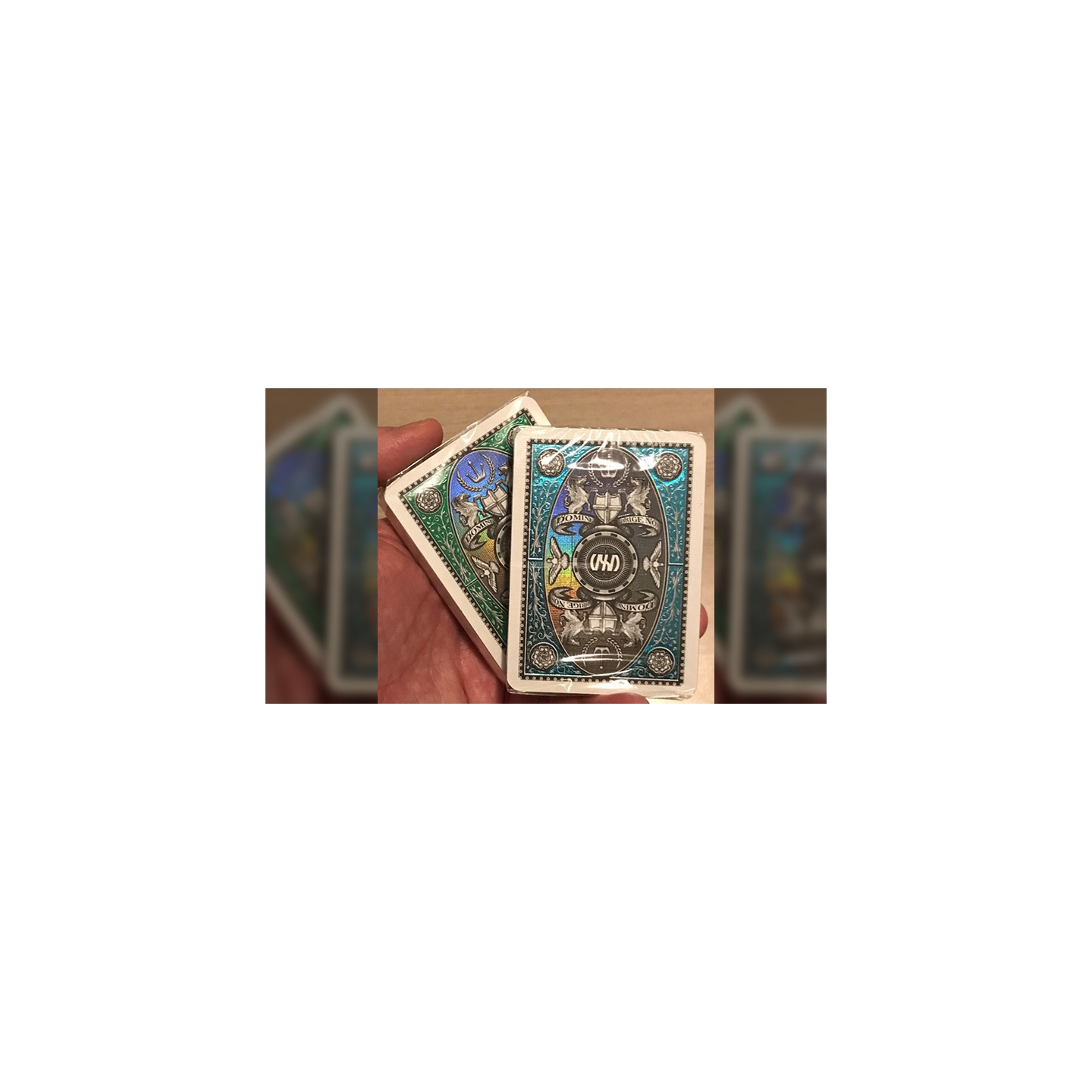 London Diffractor Double Metal Playing Card Set