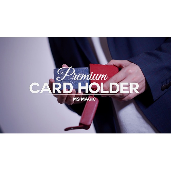 MAZE Leather Card Case (Blue) by Bond Lee