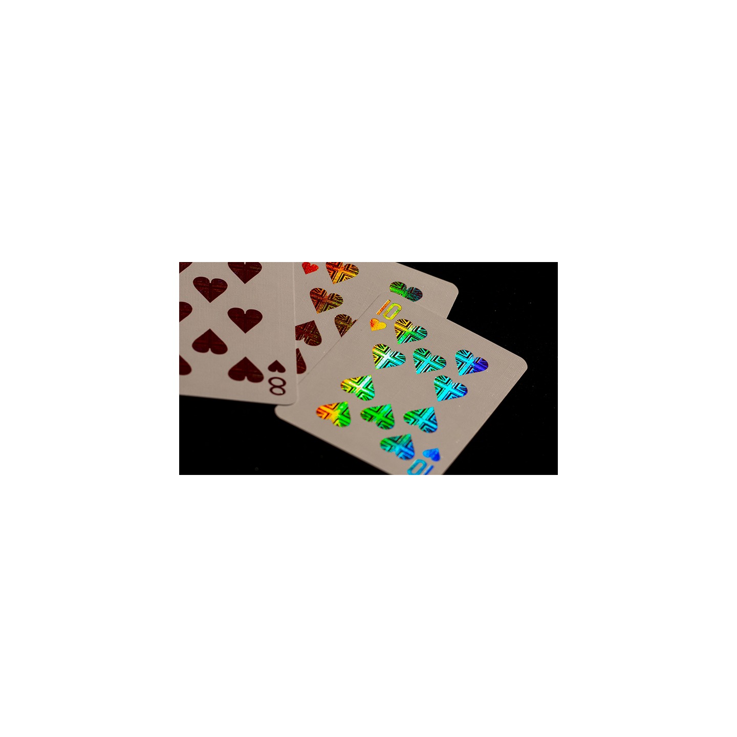 London Diffractor Double Metal Playing Card Set