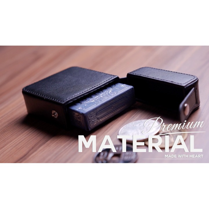 MAZE Leather Card Case (Blue) by Bond Lee