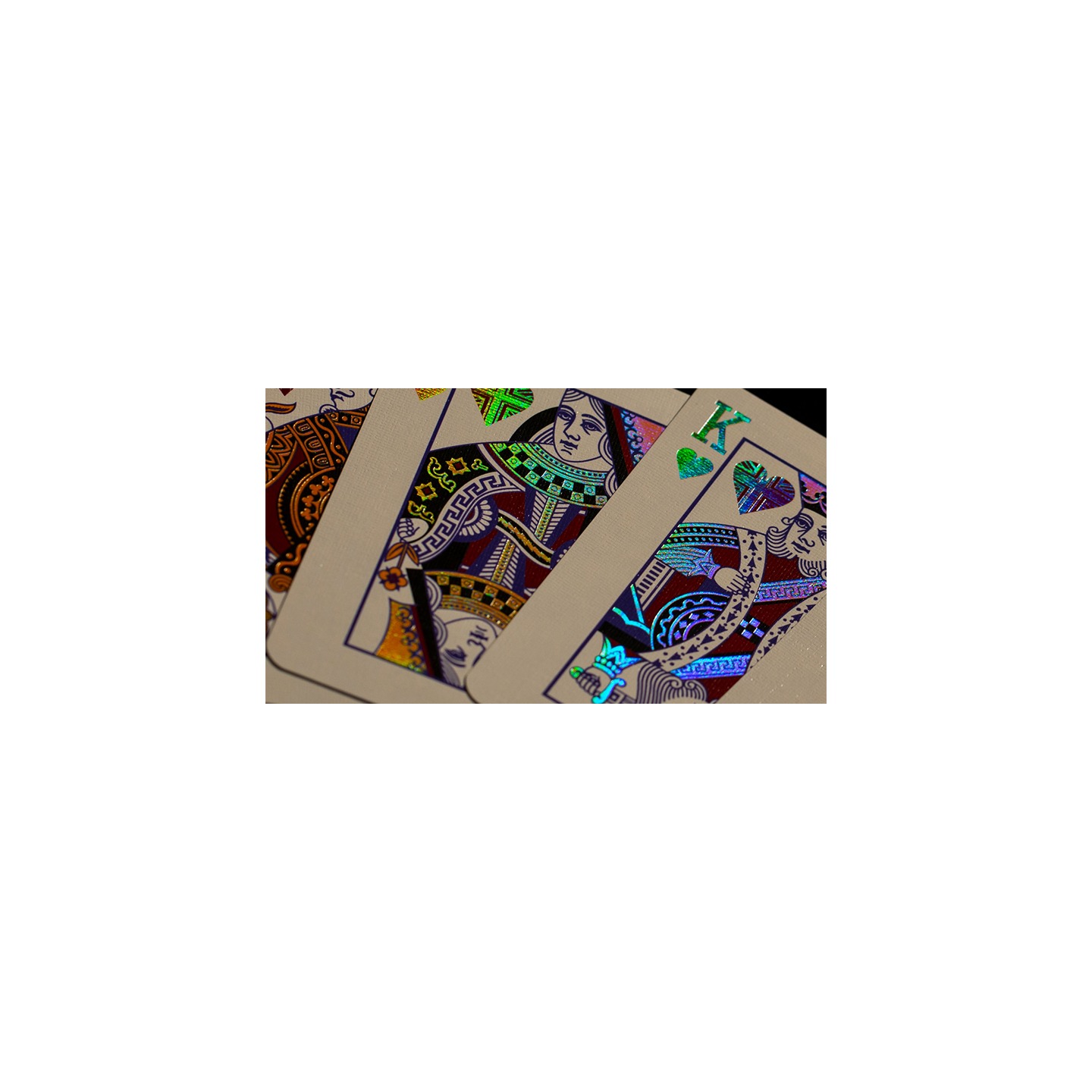 London Diffractor Double Metal Playing Card Set