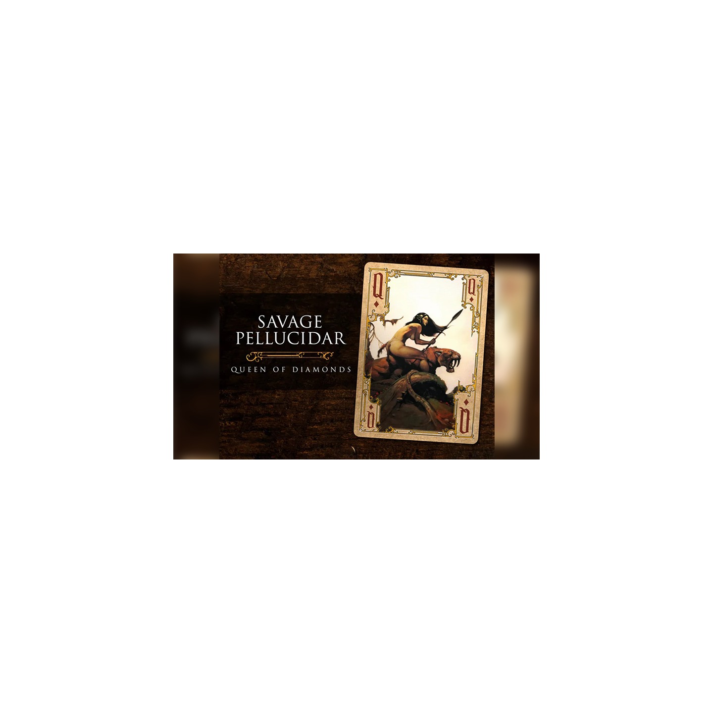 Frazetta Art Museum x Kings Wild (Painting) Playing Cards