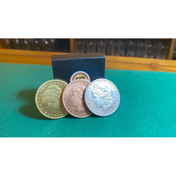Follow the Silver Walking Liberty (Gimmicks and Online Instructions) by Tango