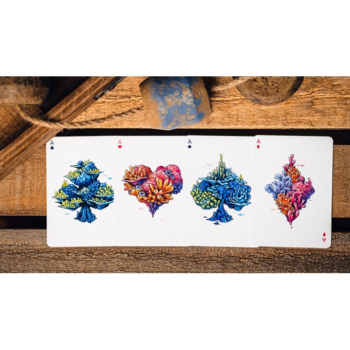 False Anchors V4 (Deep Sea) Playing Cards by Ryan Schlutz