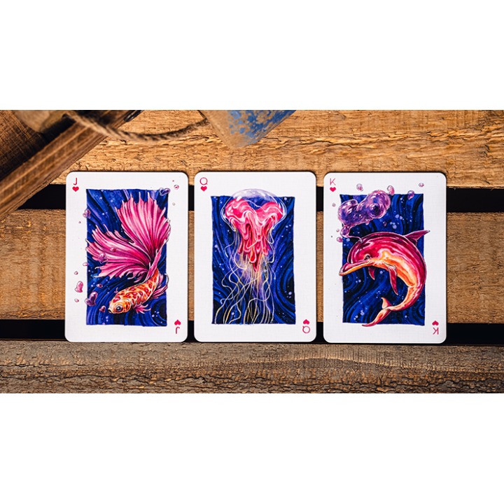 False Anchors V4 (Deep Sea) Playing Cards by Ryan Schlutz
