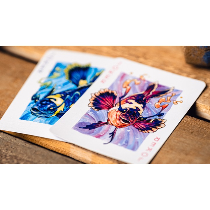 False Anchors V4 (Deep Sea) Playing Cards by Ryan Schlutz