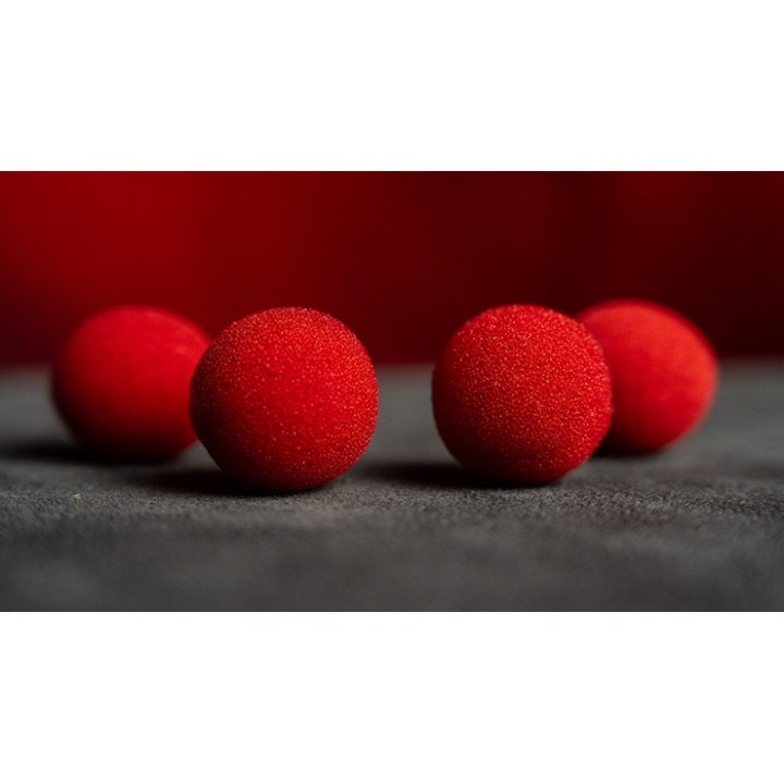Magic Sponge Balls 4PK RED 1.5" by Murphy's Magic