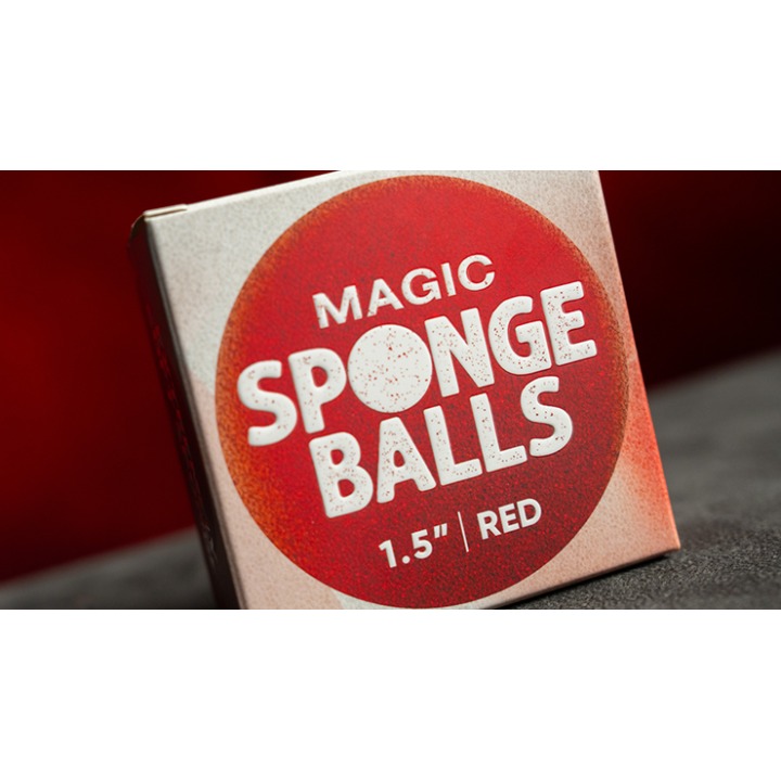 Magic Sponge Balls 4PK RED 1.5" by Murphy's Magic
