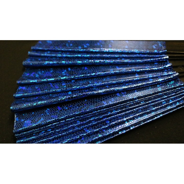 Appearing SnowStorming Fan V2 (Blue Hologram) by Victor Voitko (Gimmick and Online Instructions)