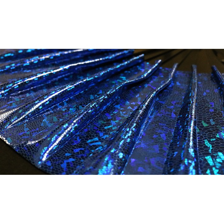Appearing SnowStorming Fan V2 (Blue Hologram) by Victor Voitko (Gimmick and Online Instructions)