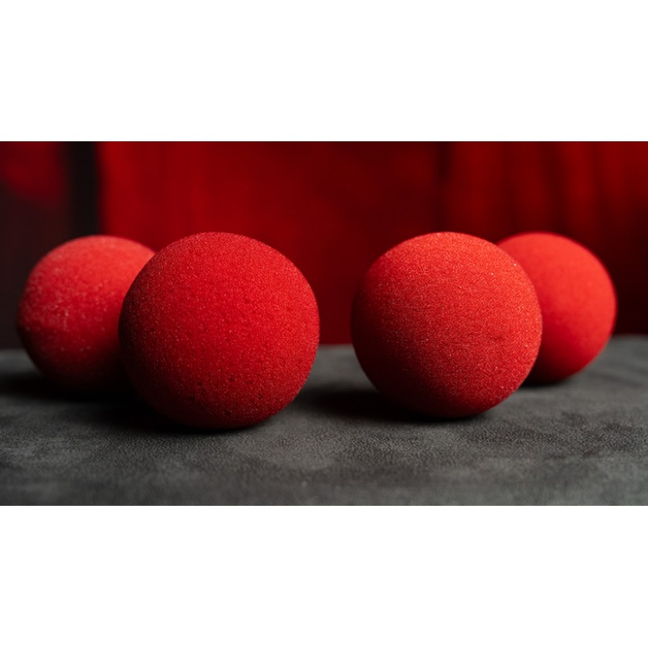 Magic Sponge Balls 4PK RED 3" by Murphy's Magic