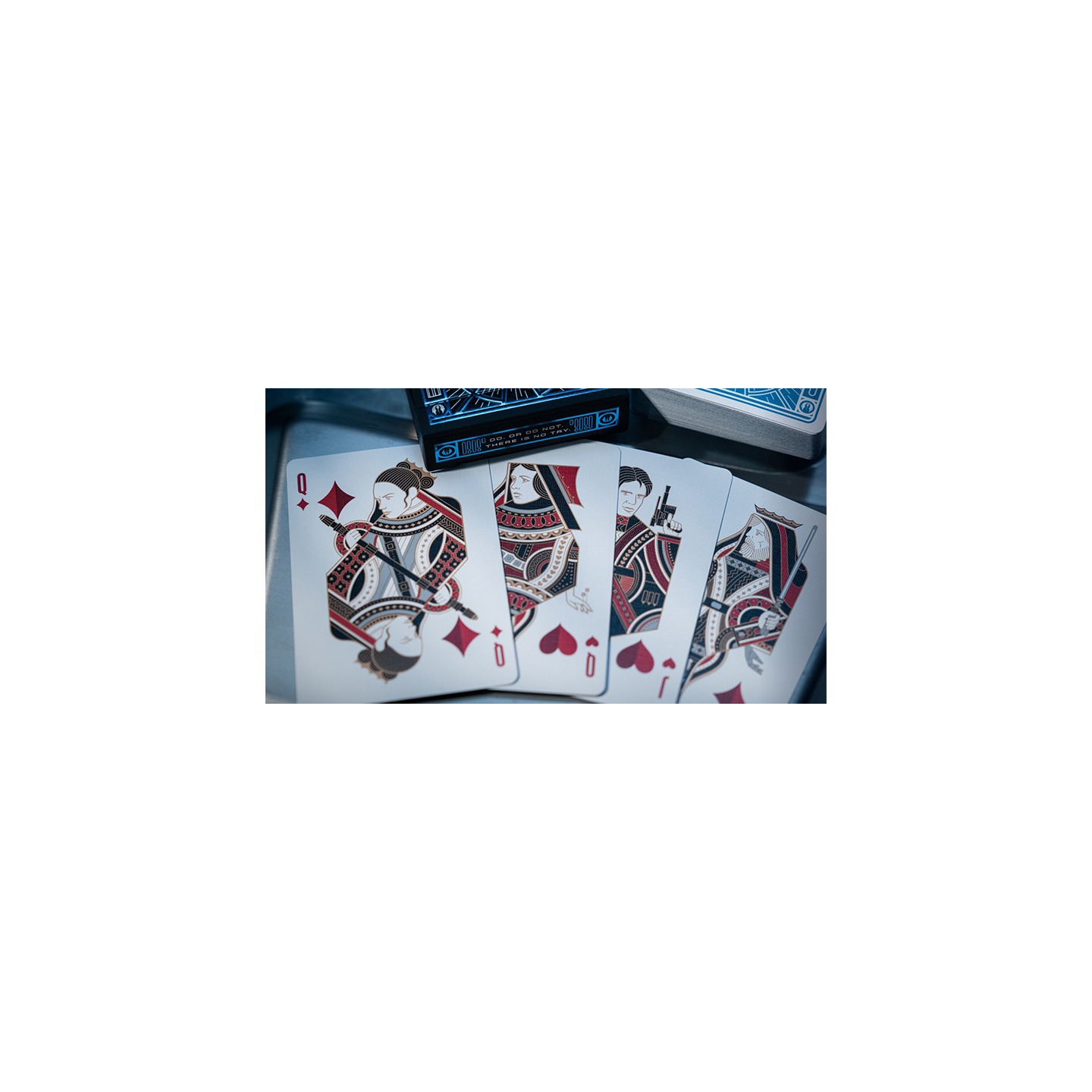Star Wars Light Side (Blue) Playing Cards by theory11