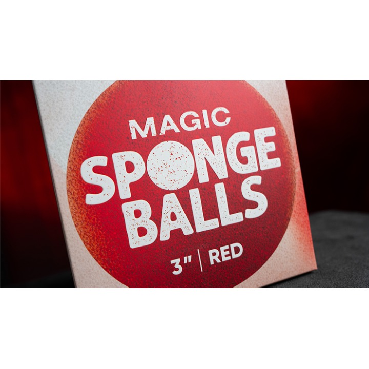 Magic Sponge Balls 4PK RED 3" by Murphy's Magic