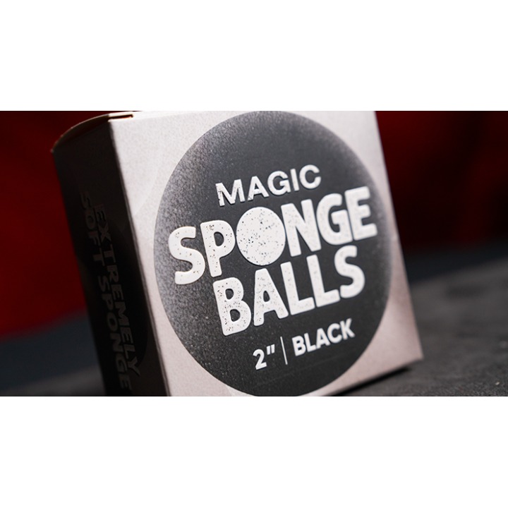 Magic Sponge Balls 4PK BLACK 2" by Murphy's Magic