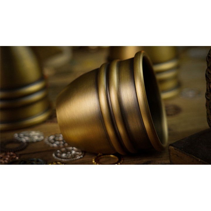 Artistic Combo Cups and Balls (Brass) by TCC