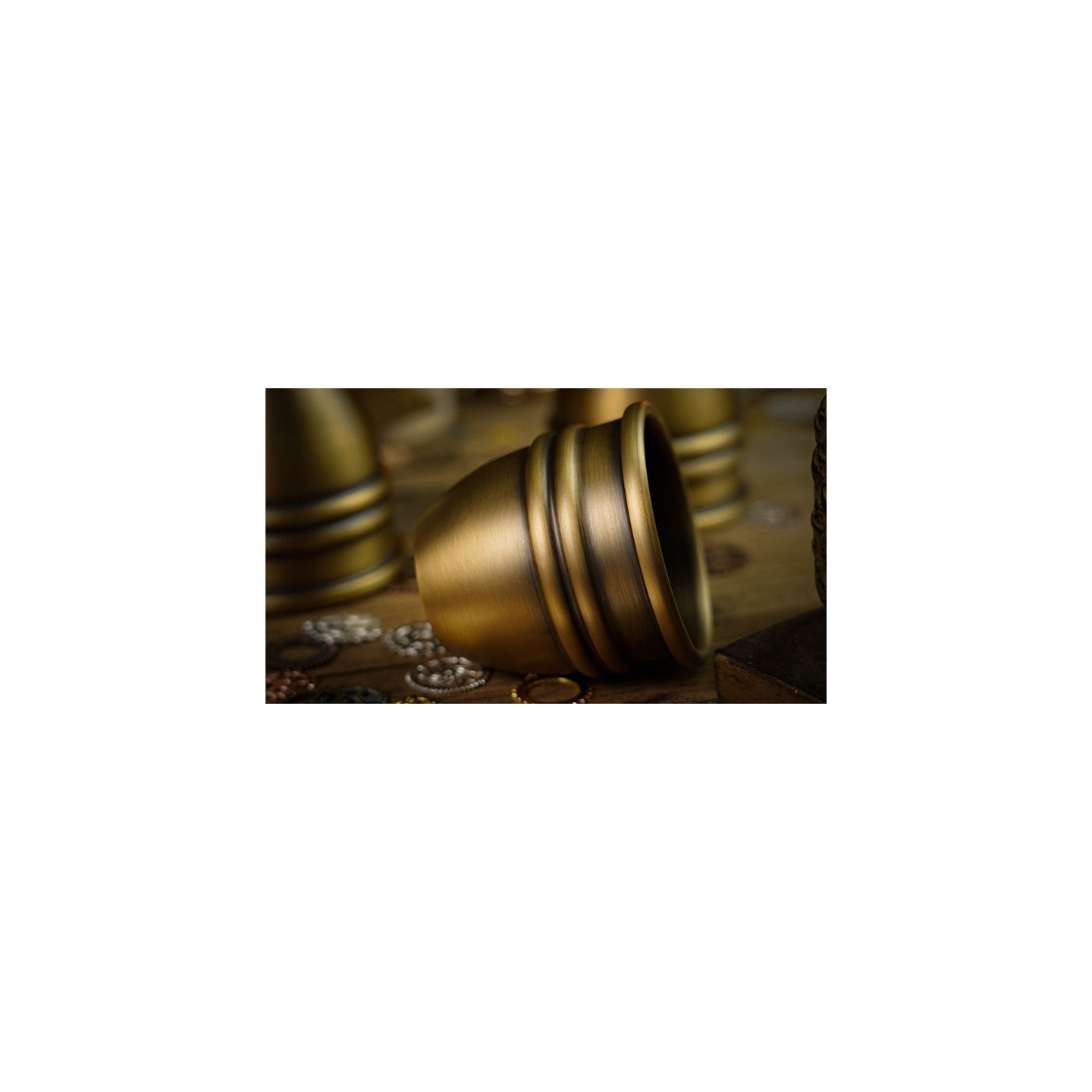 Artistic Combo Cups and Balls (Brass) by TCC