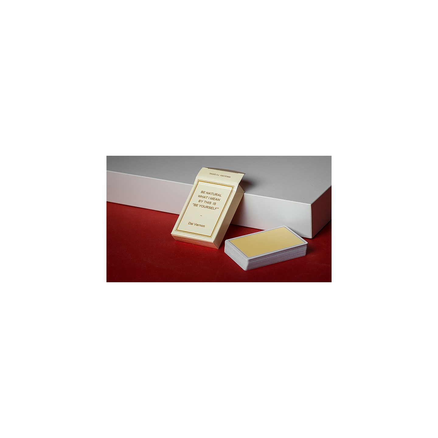 Magic Notebook Deck - Limited Edition (Champagne) by The Bocopo Playing Card Company