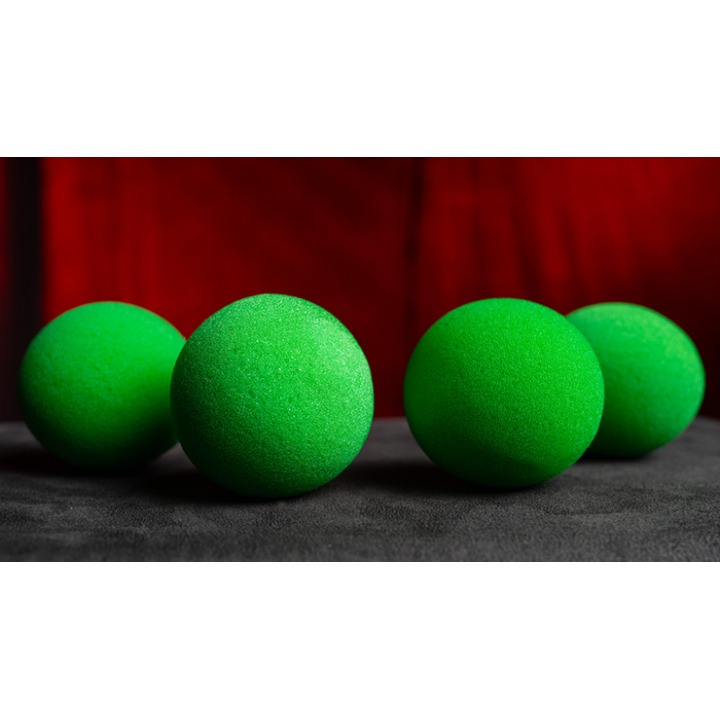 Magic Sponge Balls 4PK GREEN 3" by Murphy's Magic