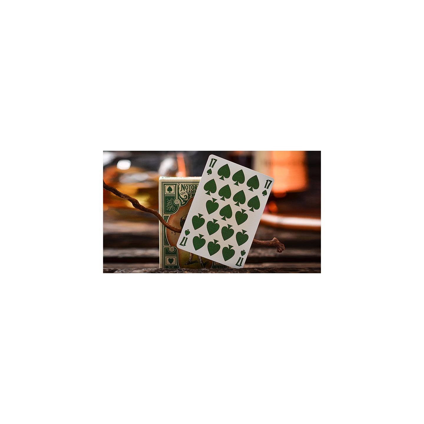 Notorious Gambling Frog (Green) Playing Cards by Stockholm17