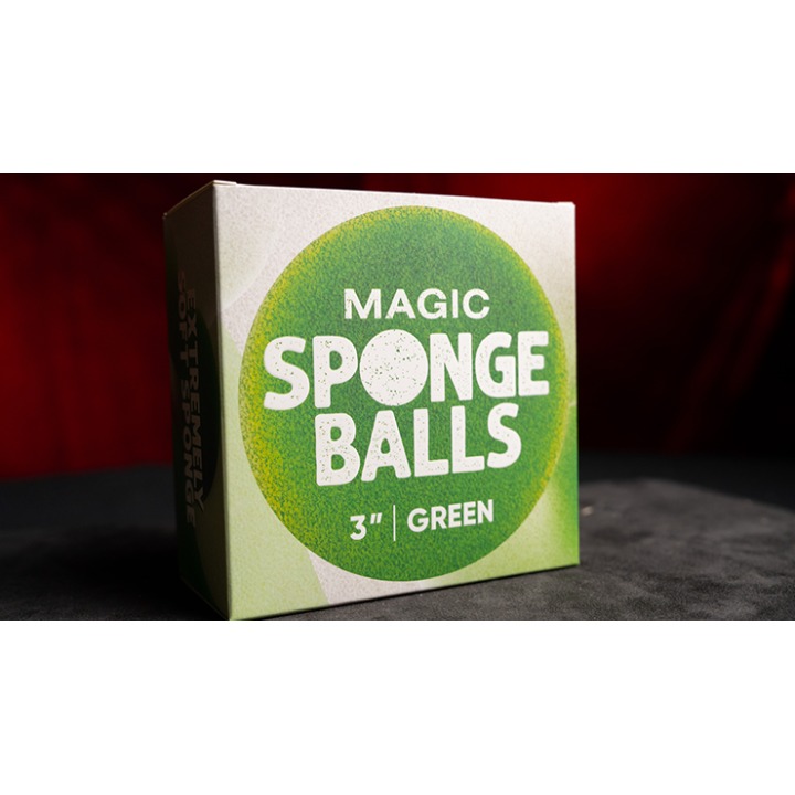 Magic Sponge Balls 4PK GREEN 3" by Murphy's Magic