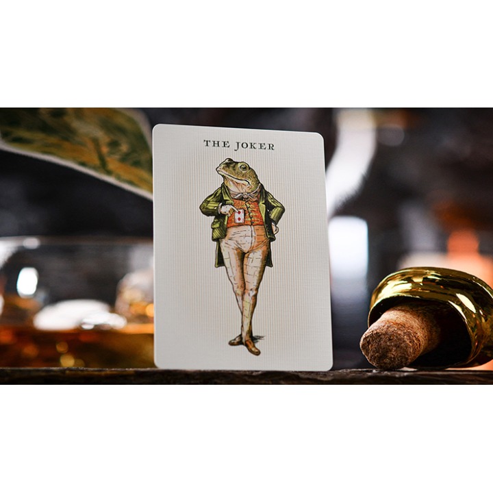 Notorious Gambling Frog (Green) Playing Cards by Stockholm17