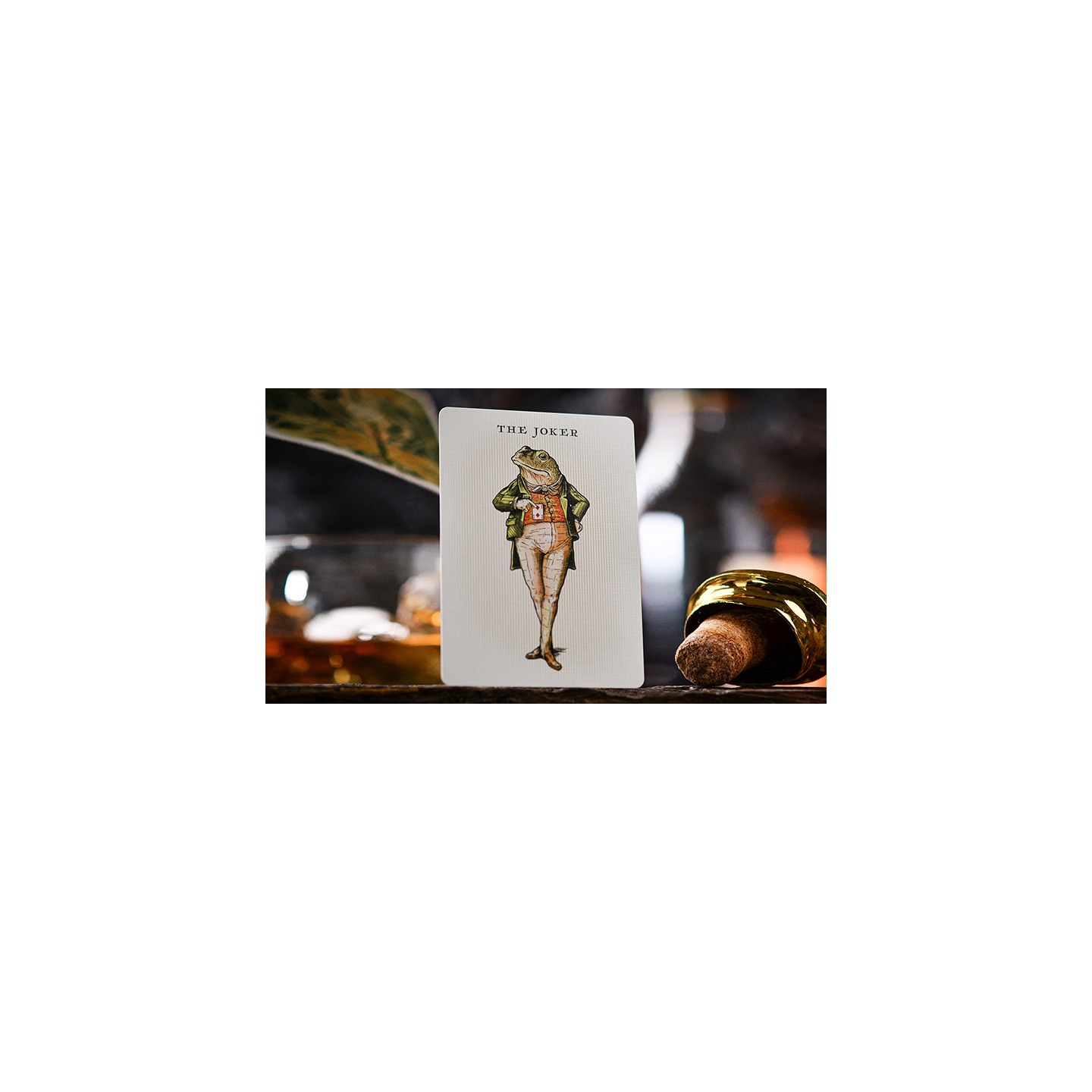 Notorious Gambling Frog (Green) Playing Cards by Stockholm17