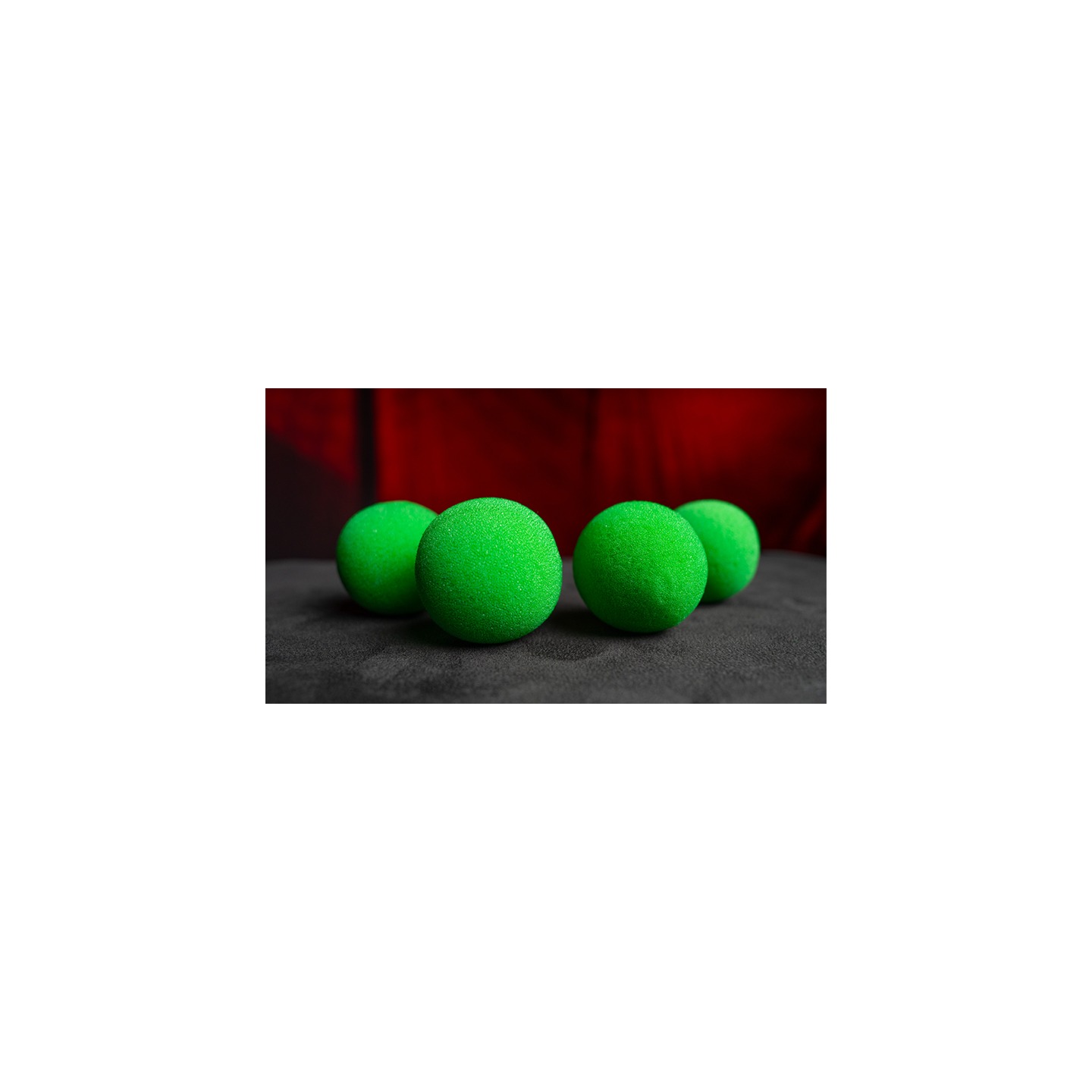 Magic Sponge Balls 4PK GREEN 2" by Murphy's Magic