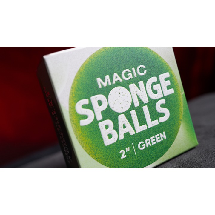 Magic Sponge Balls 4PK GREEN 2" by Murphy's Magic