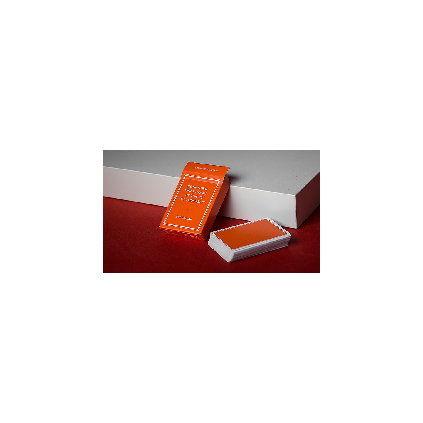 Magic Notebook Deck - Limited Edition (Orange) by The Bocopo Playing Card Company