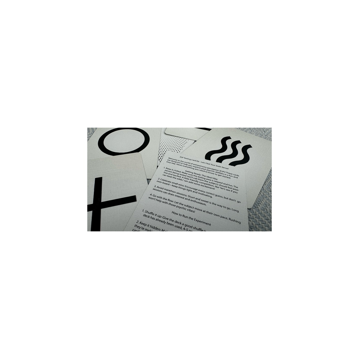 ESP Testing Cards by Dead Rebel Magic