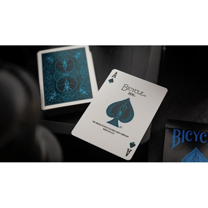 Bicycle Cool Blue Neon Rider Back Playing Cards