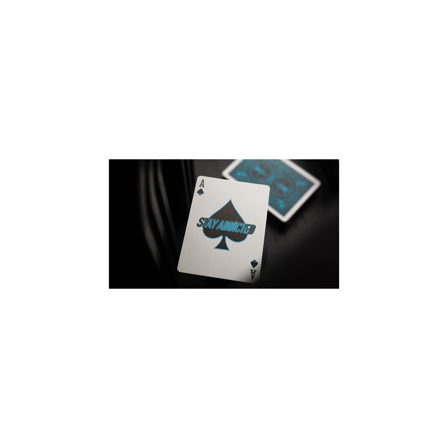 Bicycle Cool Blue Neon Rider Back Playing Cards