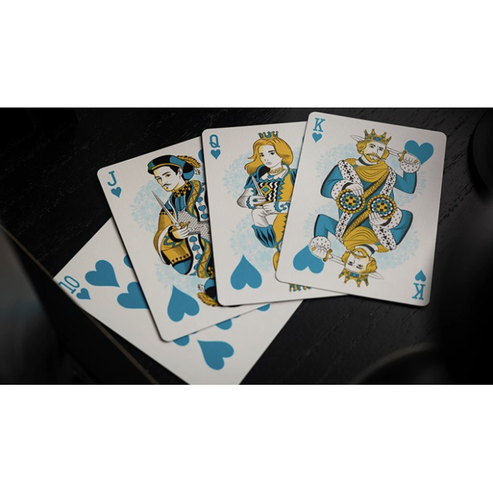 Bicycle Cool Blue Neon Rider Back Playing Cards